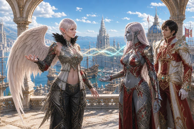 Lineage2AI MI MMORPG projekta vizualizācija 3