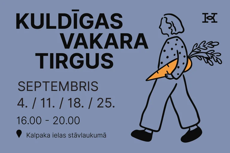 Kuldīgas Vakara tirgus 4. septembrī ilgs četras stundas